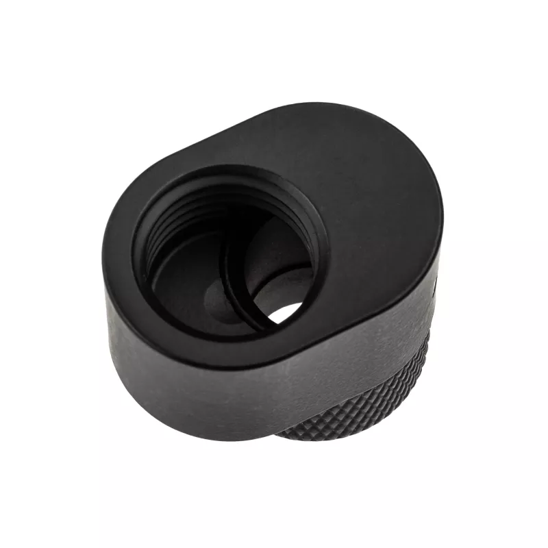 XSPC G1/4 Rotary 7mm Offset Fitting - mattes Schwarz