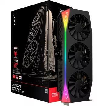 Grafikkarte XFX Radeon RX 9070 XT 16 GB GDDR6, 256-Bit, PCIe x16, 3 Lüfter, HDMI 1 / DP 3