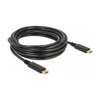 USB-Kabel DeLOCK 85206 USB 2.0 4 m USB C Schwarz