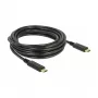 USB-Kabel DeLOCK 85206 USB 2.0 4 m USB C Schwarz