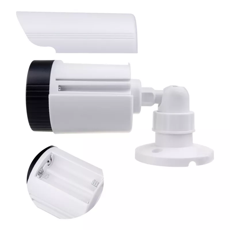 Dummy-Röhrenkamera mit IR-LEDs, CEE IR1800 W — nicht funktionsfähige Überwachungsattrappe