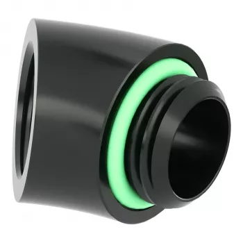Barrow 45° Adapter G1/4 Außengewinde auf G1/4 Innengewinde, Schwarz TDWT45-V2 B