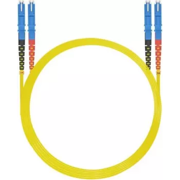 LWL-Patchkabel helos E2000 OS2 9/125 µm, Singlemode, 3 m, gelb