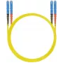 LWL-Patchkabel helos E2000 OS2 9/125 µm, Singlemode, 3 m, gelb