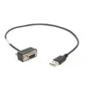 Motorola CBL-58926-05 serielles Kabel Schwarz USB Typ-A DB-9