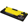 Kabellose mechanische Gaming-Tastatur LORGAR KBP7075W — Schwarz/Gelb, EN-Layout