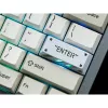 Enter Aluminum Alloy Artisan Keycap, Tastenkappe weiß/orange