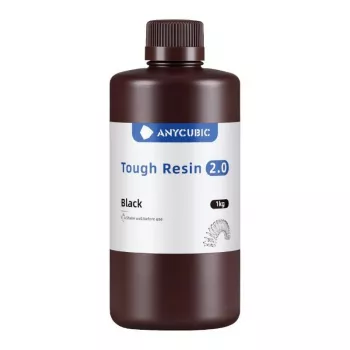 Photopolymer-Harz AnyCubic Tough Resin 2.0 Schwarz 1 kg SRX2BK-101A