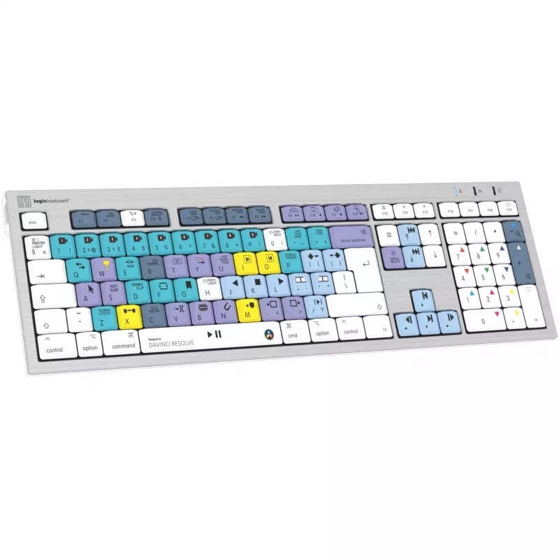 Logickeyboard LKB-RESC-CWMU-UK Tastatur Office USB QWERTY Englisch