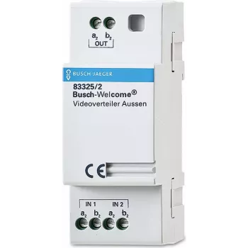 Videoverteiler Busch-Jaeger 2CKA008300A0043, Abmessungen 36×65×90 mm