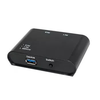 LogiLink UA0216 USB-3.0-Sharing-Switch, 2 PCs auf 1 USB-Endgerät