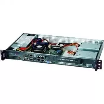 Computergehäuse Supermicro CSE-505-203B Rack (1U) Schwarz