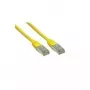 Netzwerkkabel Alcasa 1m Cat6 RJ-45 S/FTP Gelb