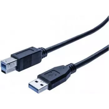 USB-Kabel Tecline 532465 USB 3.2 Gen 1 2 m USB A USB B Schwarz