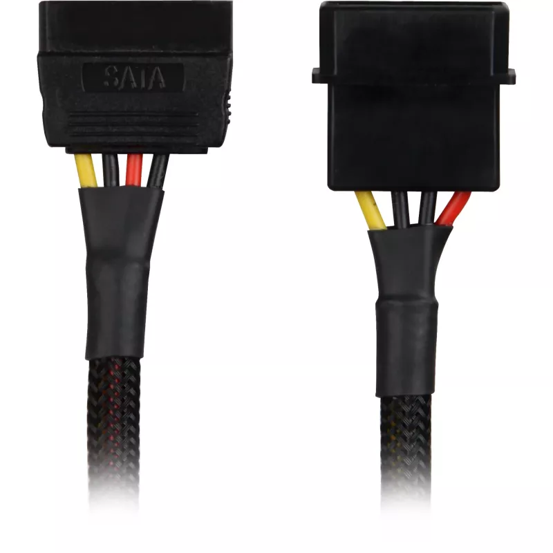 SATA-Stromadapterkabel Sharkoon 15 cm — Adapter für SATA-Stromanschlüsse