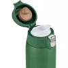 Reisebecher EMSA N2151900, dunkelgrün, 0,4 L, Klappdeckel