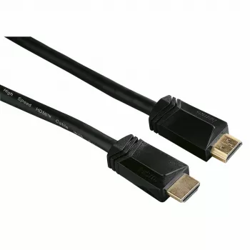 Hama HDMI/HDMI, 3 m HDMI-Kabel HDMI Typ A (Standard) Schwarz