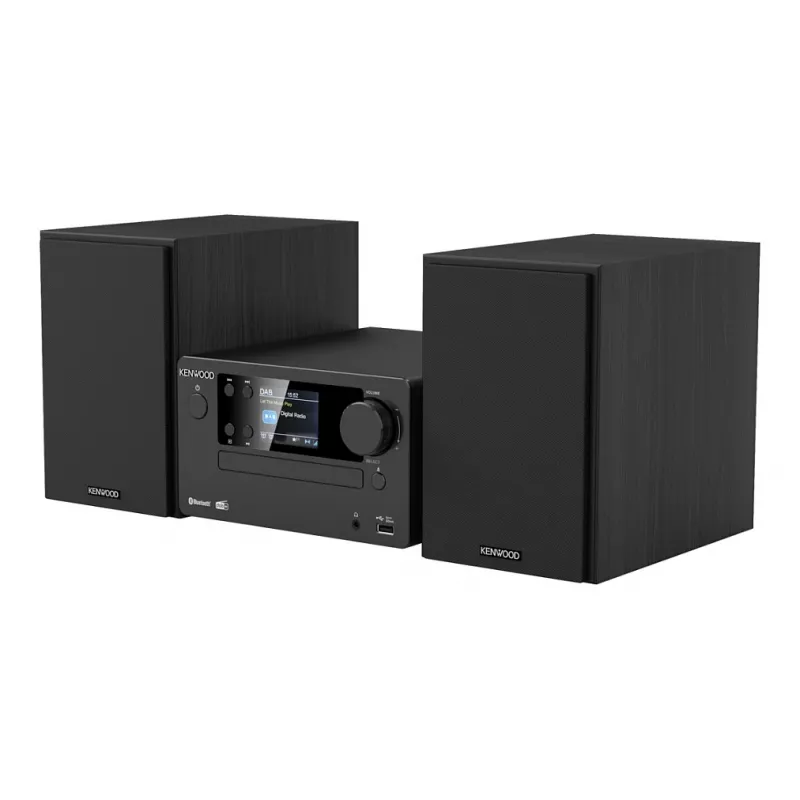 Kenwood M-725DAB-B Heim-Audio-Mikrosystem 25 W Schwarz (M725DABB)