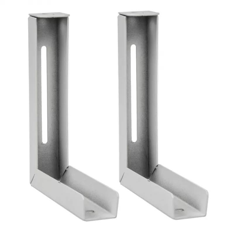 Maclean MC-923 Set aus 2 Halterungen für Projektionsleinwände, max. Traglast 25 kg (für das Set), Stahl