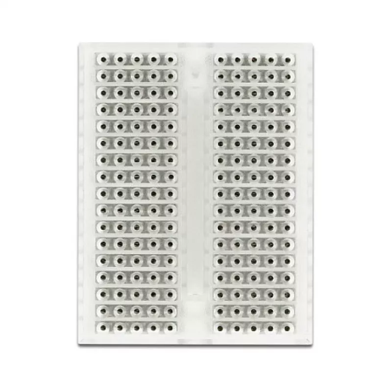 Breadboard DELOCK 18323 — transparentes Kunststoff, 36×46×10 mm