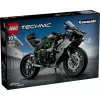 LEGO Technic Motorrad-Modell Kawasaki Ninja H2R 42170 — 1:1-Maßstabs-Nachbildung, 643 Teile, Bauanleitung, für Kinder ab 10 Jahren