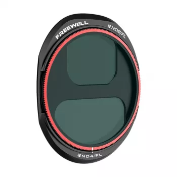Hybrid-ND8/PL-Filter Freewell für DJI Mavic 4 Pro — Neutraldichte 3-Stufen mit Zirkularpolarisator