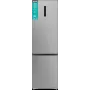 Kühl-Gefrierkombination Gorenje NRB620E61X4WFE, freistehend, Edelstahl, Gesamtkapazität 413 L, Gefrierfach unten 130 L, NoFrost, LED-Anzeige