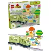 Spielzeug-Zugset LEGO DUPLO Interaktive Abenteuer-Eisenbahn 10427, 57 Teile, 2 Minifiguren, für Kinder ab 2 Jahren