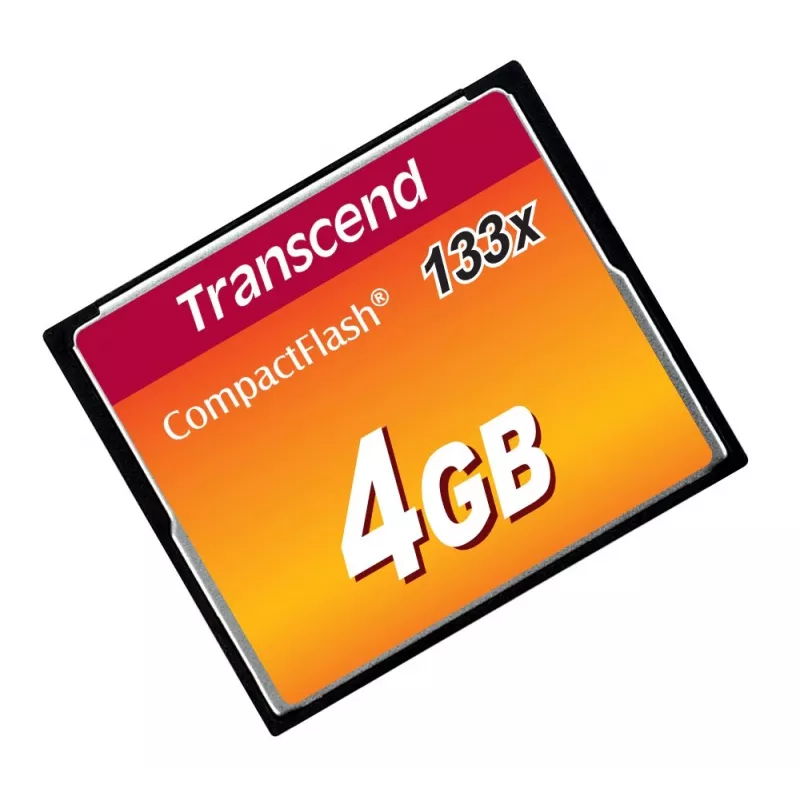 Flash-Speicher Transcend 4GB CompactFlash 133x TS4GCF133