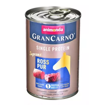 animonda GranCarno Single Protein Pferdefleisch Hundenassfutter, 400 g