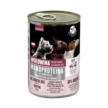 Nassfutter für Hunde PetRepublic PET REPUBLIC Monoprotein Rind 400 g