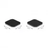 DeLOCK Klettband auf Rolle selbstklebend 45x50mm 3m schwarz