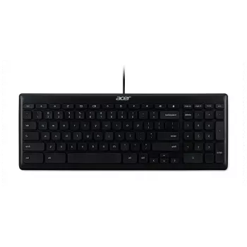 Kabelgebundene USB-Tastatur Acer GP.KBD11.04F — Full-Size QWERTY US International, Schwarz, 1,45 m Kabel