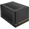 SilverStone SUGO SG14B - Tower - Mini-DTX - ohne Netzteil (ATX / PS/2) - Schwarz - USB/Audio (SST-SG14B)