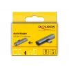 DeLOCK 64186 Kabel-Adapter USB Typ-C auf USB Typ-C + 3,5 mm Grau