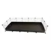 Cage c&c Modular Cages 5x2 Schwarz für Meerschweinchen Igel Kaninchen — 1800×370×750 mm, 8.5 kg