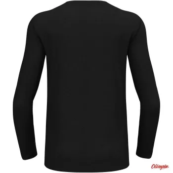 Odlo BL TOP Crew Neck L/S MERINO 200 Herren-T-Shirt, Größe M, schwarz