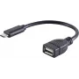 USB-Kabel S/CONN 13-20015 USB 2.0 0,12 m USB C USB A Schwarz