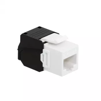 LogiLink NK4066 Keystone Module Flach Schwarz Weiß RJ-45