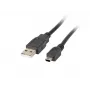 USB 2.0 Kabel Mini AM-BM5P 1,8 m schwarz