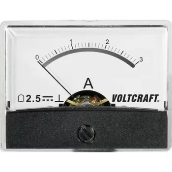Voltcraft AM-60X46/3A/DC Einbau-Messgerät AM-60X46/3A/DC 3 A Drehspulmesswerk (AM-60X46/3A/DC)