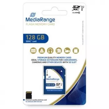 MediaRange Speicherkarte 128GB SDXC UHS-I Class 10 MR969