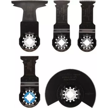 Set aus 5 Starlock Multifunktionswerkzeug-Zubehörteilen Makita M E-24935
