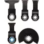 Set aus 5 Starlock Multifunktionswerkzeug-Zubehörteilen Makita M E-24935