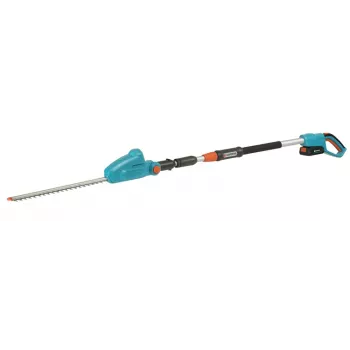 Akku-Teleskop-Heckenschere THS 42/18V P4A, Ready-To-Use Set (türkis/grau, Li-Ion-Akku 2,5Ah P4A, POWER FOR ALL ALLIANCE)