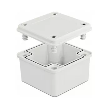 Gehäuse DeLOCK Installationsgehäuse IP65 wasserdicht 96 x 96 x 60 mm grau