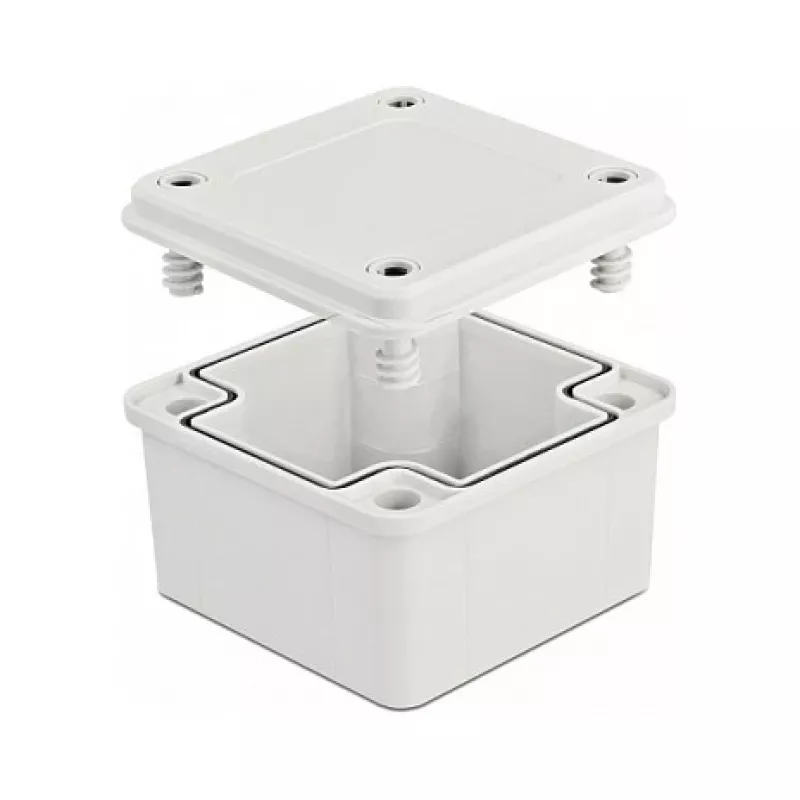 Gehäuse DeLOCK Installationsgehäuse IP65 wasserdicht 96 x 96 x 60 mm grau