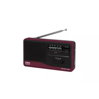 Tragbares Radio Eltra Asia Schwarz — Modell kompakter AM/FM-Empfänger