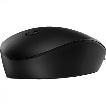 HP 125 Kabelmaus, beidhändig, optisch, USB Type-A, Schwarz