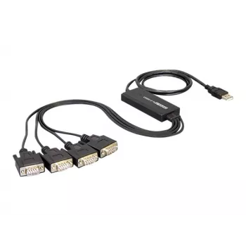 DeLock USB2.0 > 4 x Seriell Adapter - Seriell Adapter - USB - RS-232 x 4 (61887)
